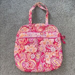 Vera Bradley Pink and Orange Paisley Tote